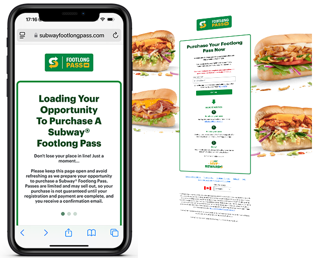 Subway CA Footlong Pass Promotion Spring 2025
